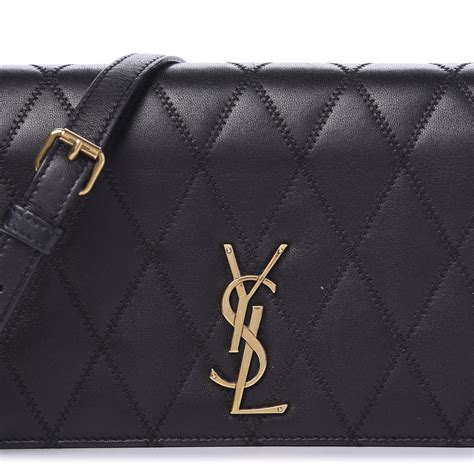 angie ysl bag|SAINT LAURENT Lambskin Diamond Quilted Angie Chain Bag.